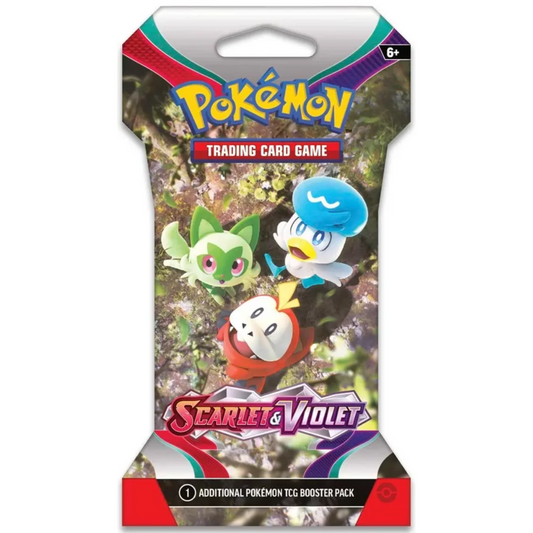 Pokémon TCG Scarlet & Violet Sleeved Booster Pack sealed product