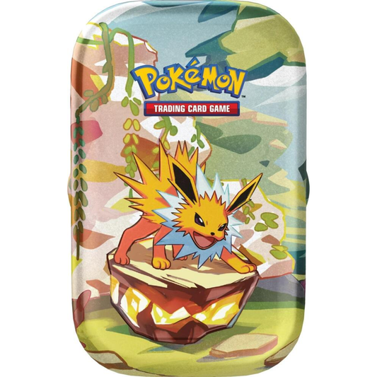 Prismatic Evolutions Mini Tin Jolteon sealed Pokémon TCG product