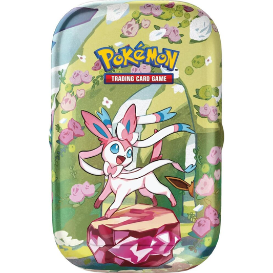 Prismatic Evolutions Mini Tin Sylveon sealed Pokémon TCG product