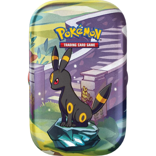 Prismatic Evolutions Mini Tin Umbreon sealed Pokémon TCG product