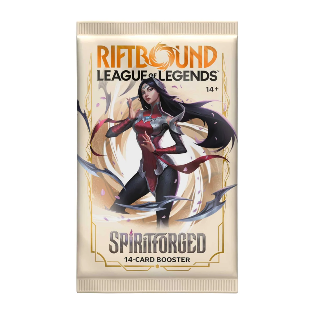 Riftbound League of Legends Spiritforged 14-Card Booster Pack
