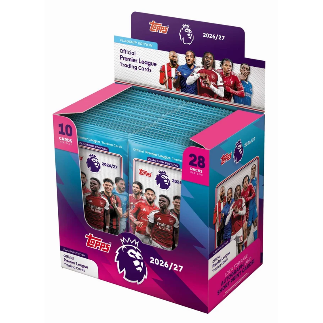 Topps Flagship Premier League 2026/27 with 28 packs