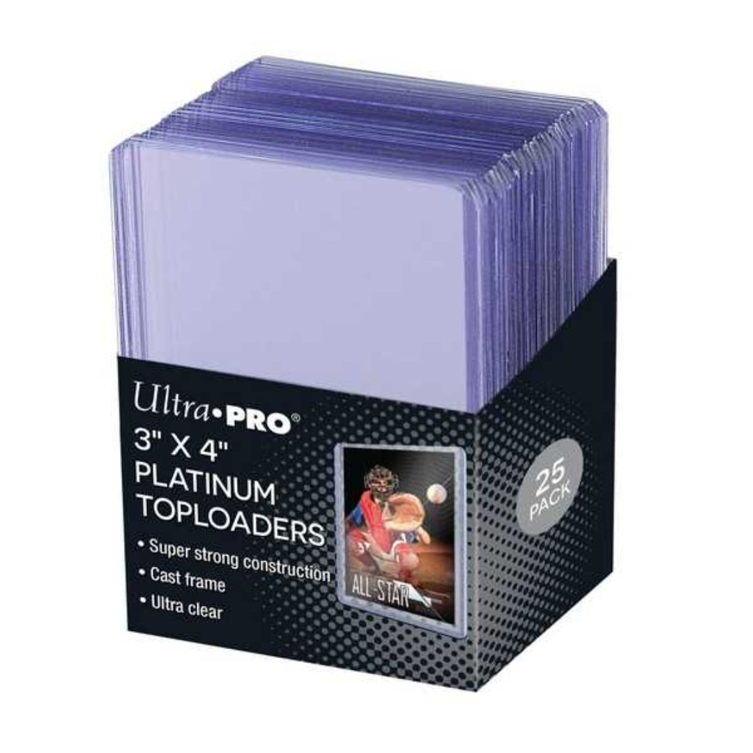 Ultra PRO Platinum Toploaders 3 x 4 inch 25 count pack