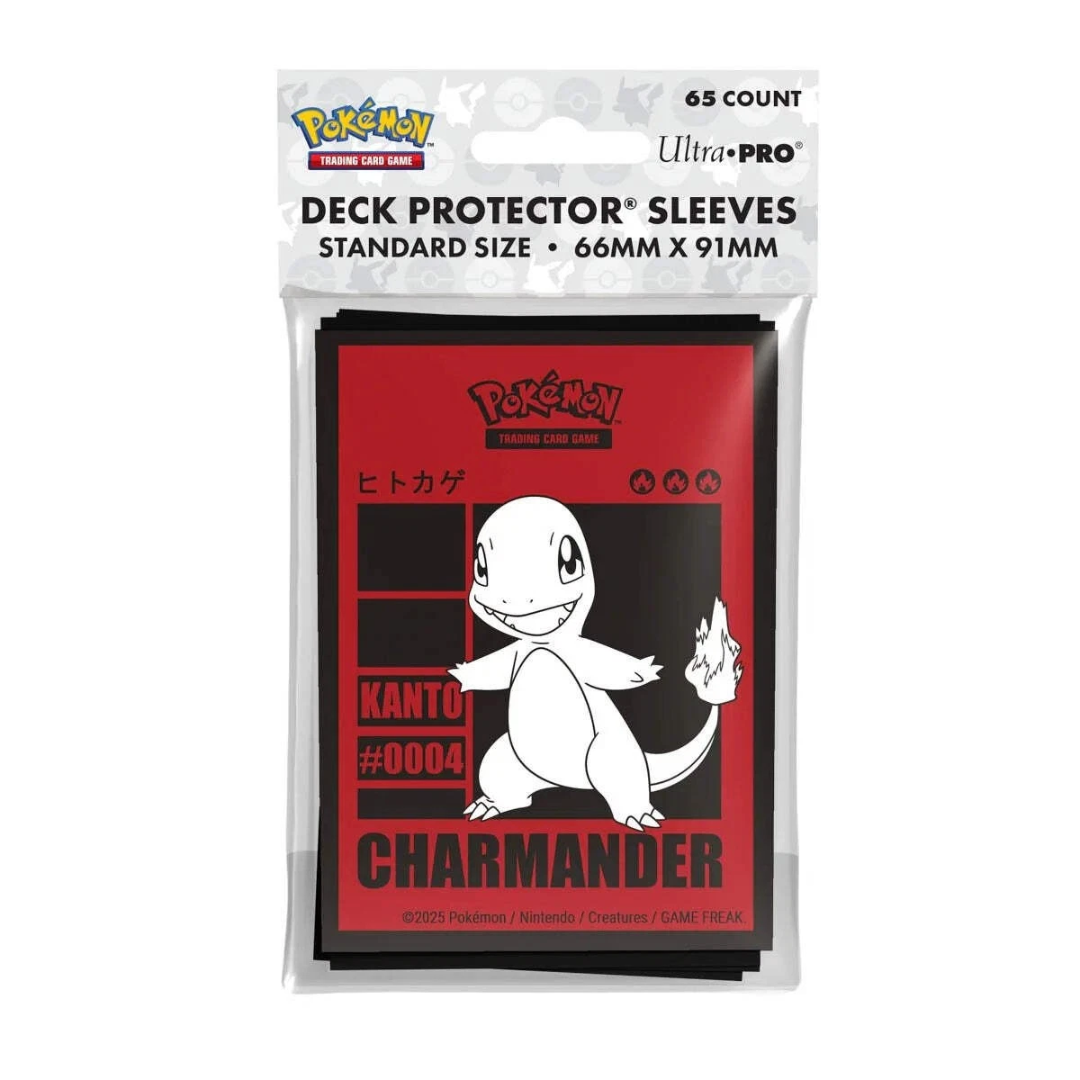 Ultra PRO Pokémon Charmander Deck Protector Sleeves 65 Count retail packaging