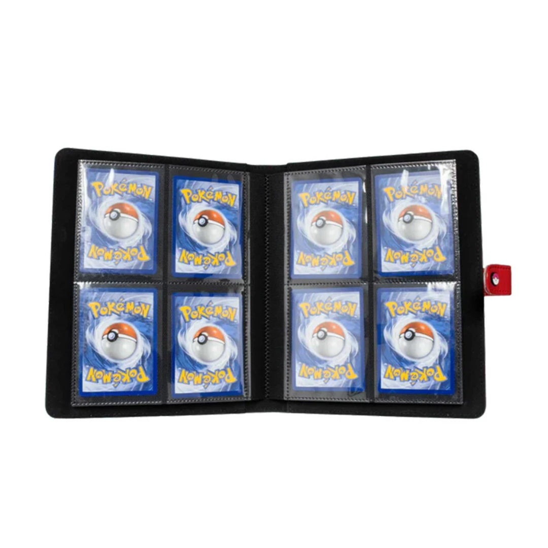 Inside view of Pokémon Premium Snap Binder with 4-pocket pages